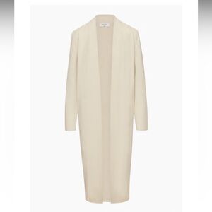 Aritzia - Orpheum Robe - Matte Pearl - XL